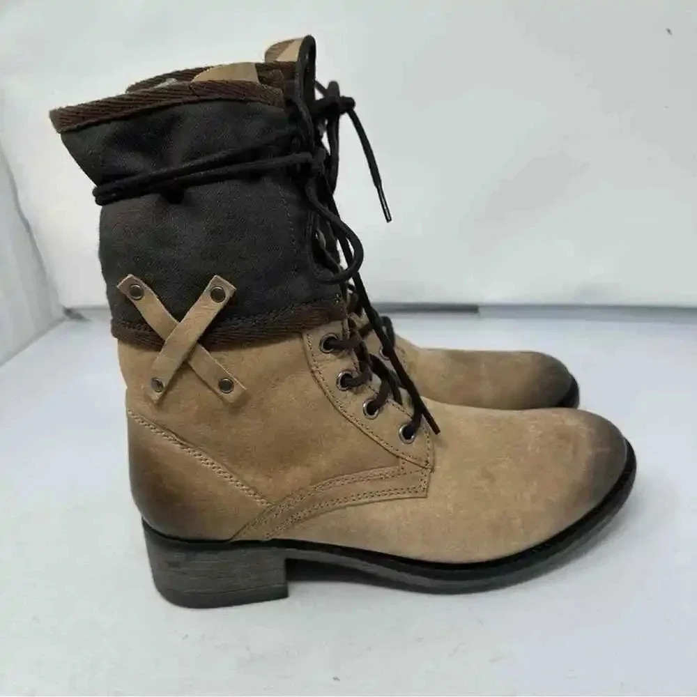 Coconuts By Matisse Mechanic Combat Boot Two Tone… - image 2